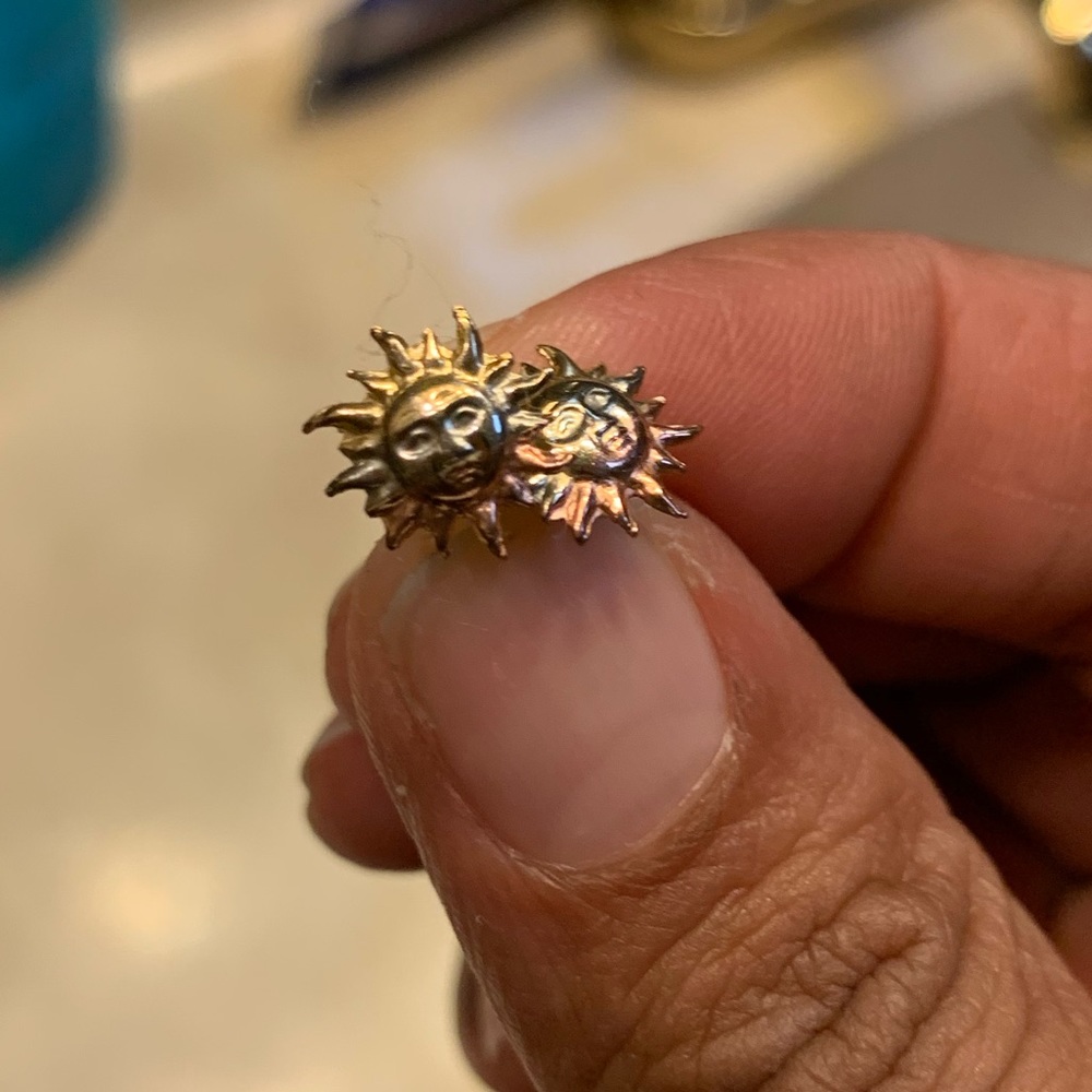 Baby earrings 14k yellow gold